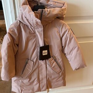 Mackage Pink Hooded Puffer Jacket